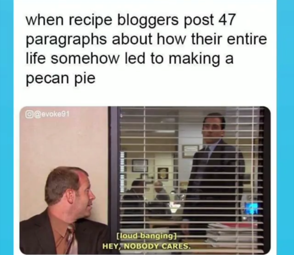 vegan food blogger meme