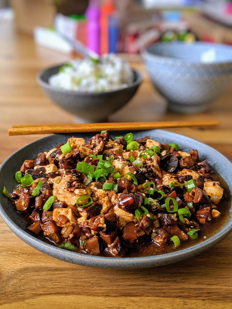 vegan mapo tofu